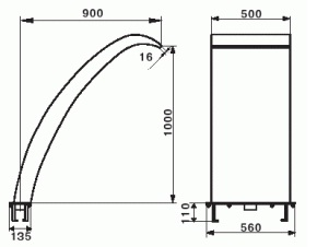 Размер Водопад (полированный) Кармэлла 30 м3 /час 1000 MV 7